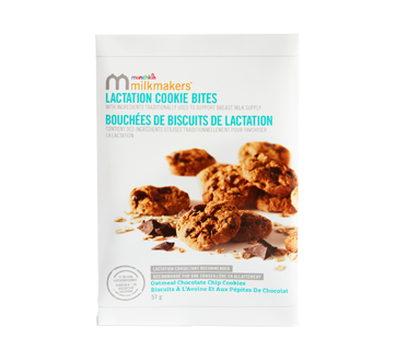 Milkmakers Lactation Cookie Bites, Oatmeal Chocolate Chip, 57 g