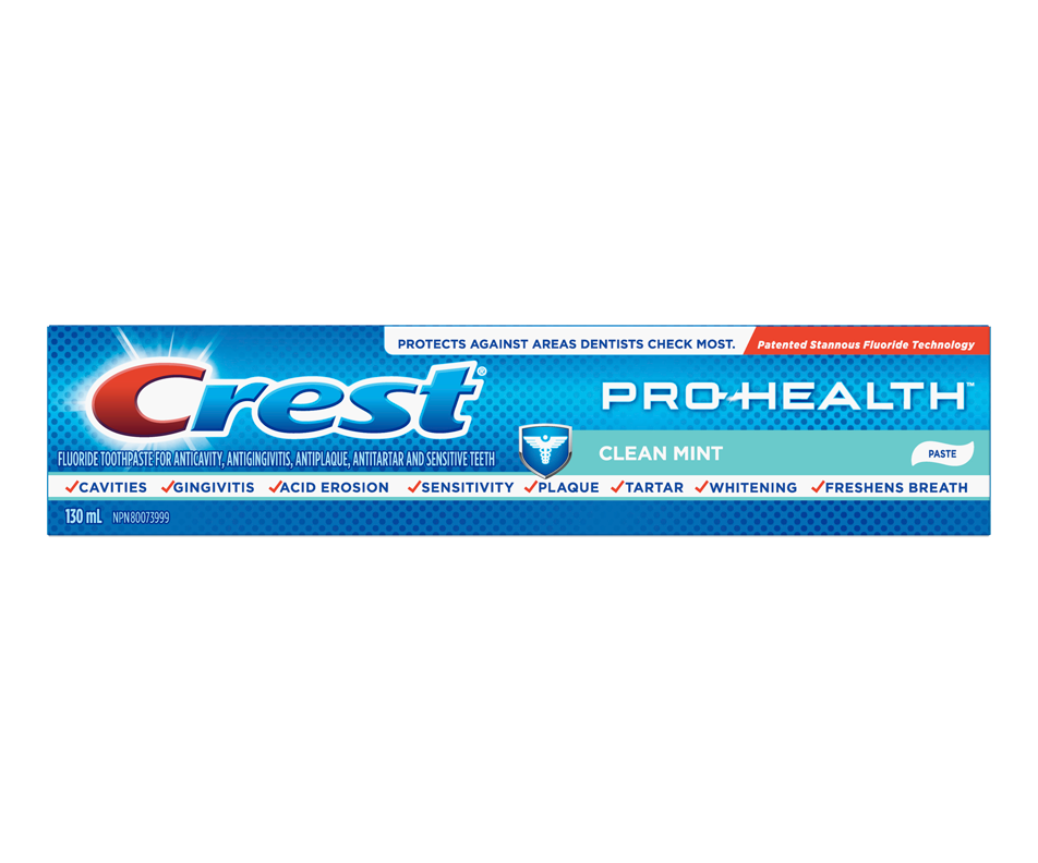 Pro-Health Smooth Formula Toothpaste, Clean Mint, 130 ml – Crest ...