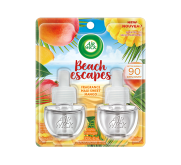 Beach escapes Scented Oil Refills, 2 X 20 ml, Maui Sweet Mango