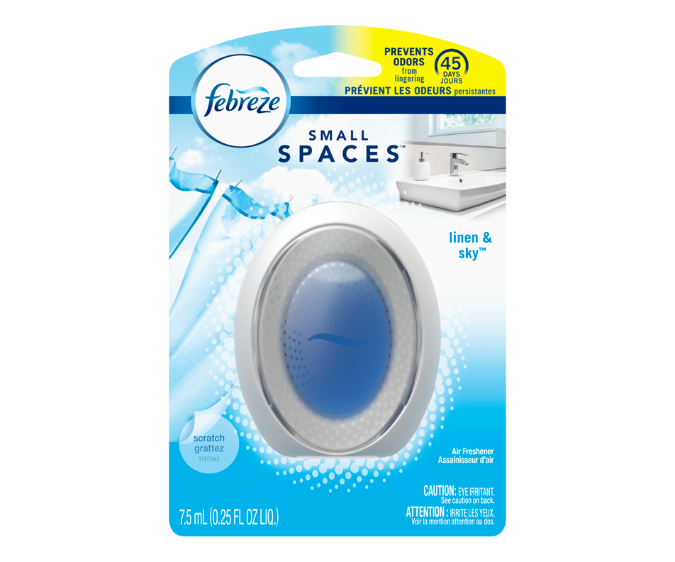 Febreze Small Spaces Air Freshener Linen Sky 1 Unit Febreze   Febreze Febreze Small Spaces Air Freshener Linen Sky 1 Unit 