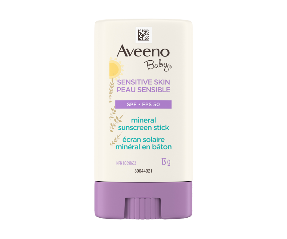 aveeno sensitive skin mineral sunscreen stick