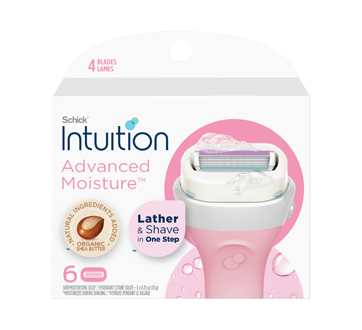 Intuition Advanced Moisture Razor Refills, 6 units