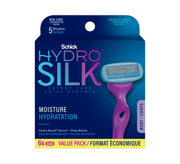 Hydro Silk Moisture Care Women's Razor Refills, 6 units – Schick : Manual  razor