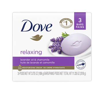 Lavender Relaxing Beauty Bar, 3 units