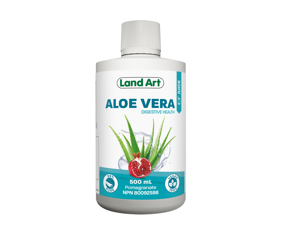 Aloe Vera Digestive Health Juice, Natural Pomegranate Flavor, 500 ml ...