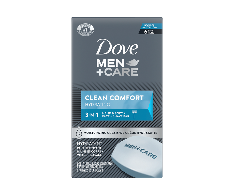 Body Face Bar Clean Comfort 637 G Dove Men Care Body Wash And