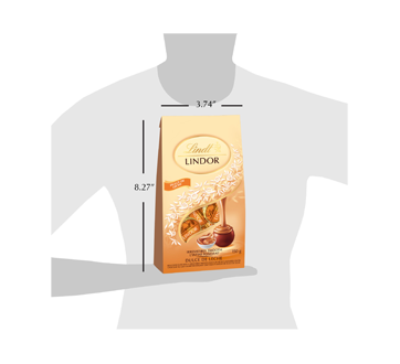 Image 3 of product Lindt - Lindor Truffles Bag, Dulce de Leche Milk Chocolate, 150 g