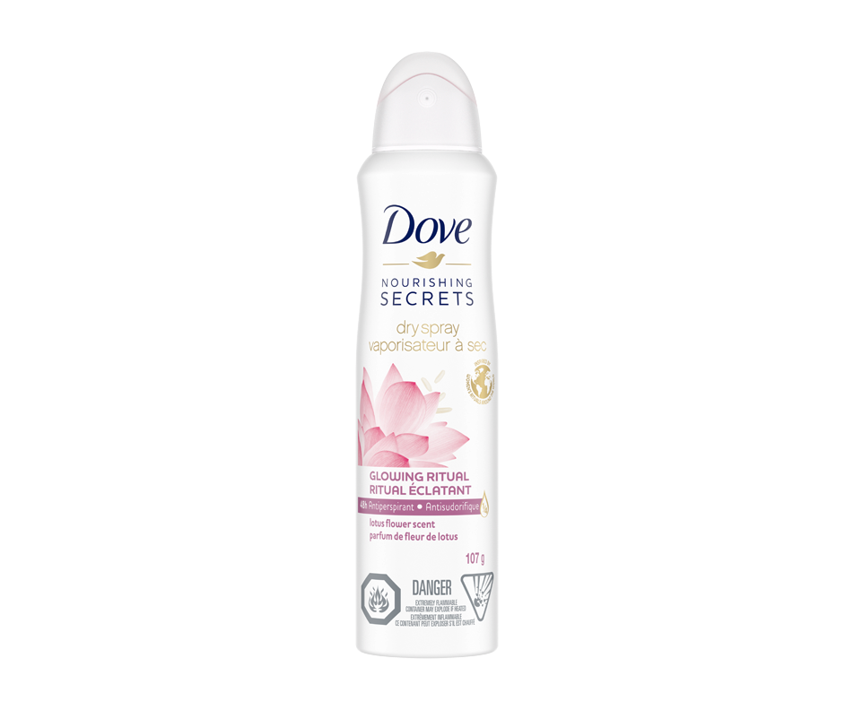 Antiperspirant Dry Spray, Lotus Flower – Dove : Antiperspirant | Jean Coutu