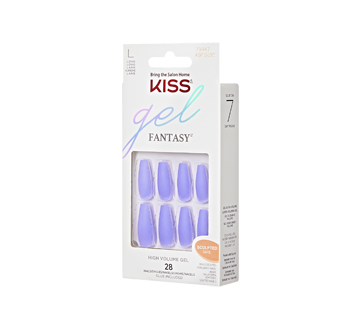 Image 4 of product Kiss - Gel Fantasy Sculpted Nails, Night After, 28 units