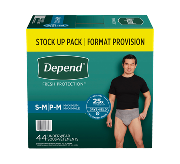  Depend Night Defense Incontinence Overnight Underwear for Women,  L, (Packaging May Vary) : Health & Household