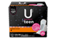 Thumbnail 1 of product U by Kotex - Balance Ultra Thin Overnight Pads with Wings Sized for Teens, 12 units