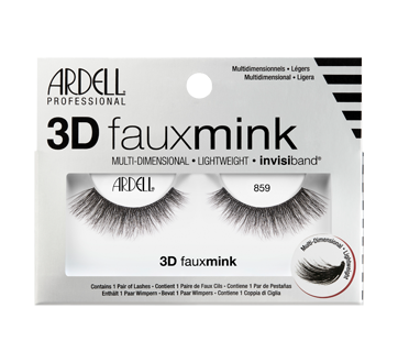 3D Faux Mink Lashes 859, Black, 1 unit