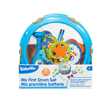 Image 2 of product Kidoozie - My First Drum Set, 1 unit