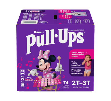 Girls' Potty Training Pants, 2T-3T, 74 units – Pull-Ups : Training pants