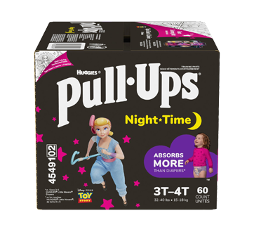 Huggies Pull-Ups Girls' Night-Time Potty Training Pants 3T - 4T