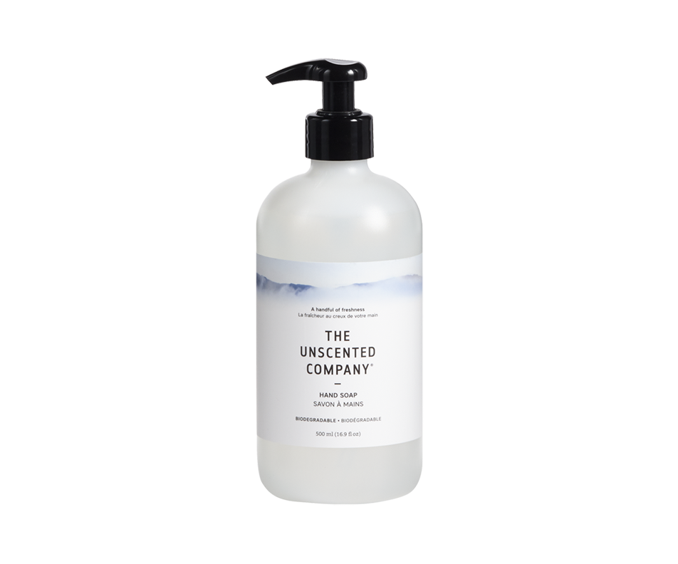 Hand Soap, 500 ml – The Unscented Company : Manufactured in Quebec ...