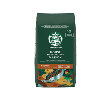 House Blend Ground Coffee, Medium Roast, 340 g