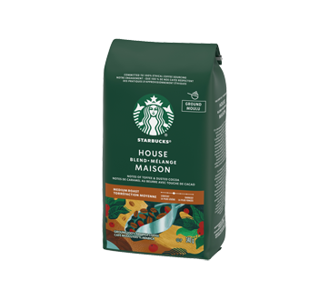 Image 3 of product Starbucks - House Blend Ground Coffee, Medium Roast, 340 g