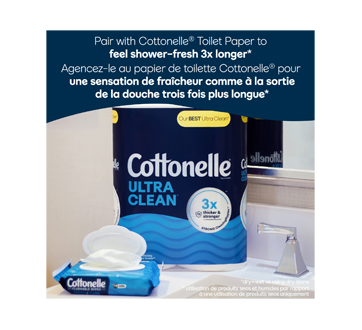 Image 6 of product Cottonelle - Fresh Care Flushable Wet Wipes, 42 units