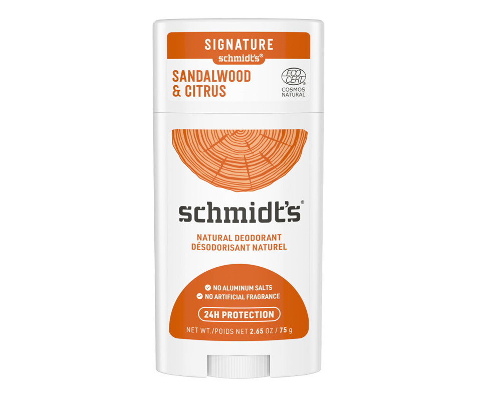 Natural Deodorant, Sandalwood & Citrus, 75 g – Schmidt's ...