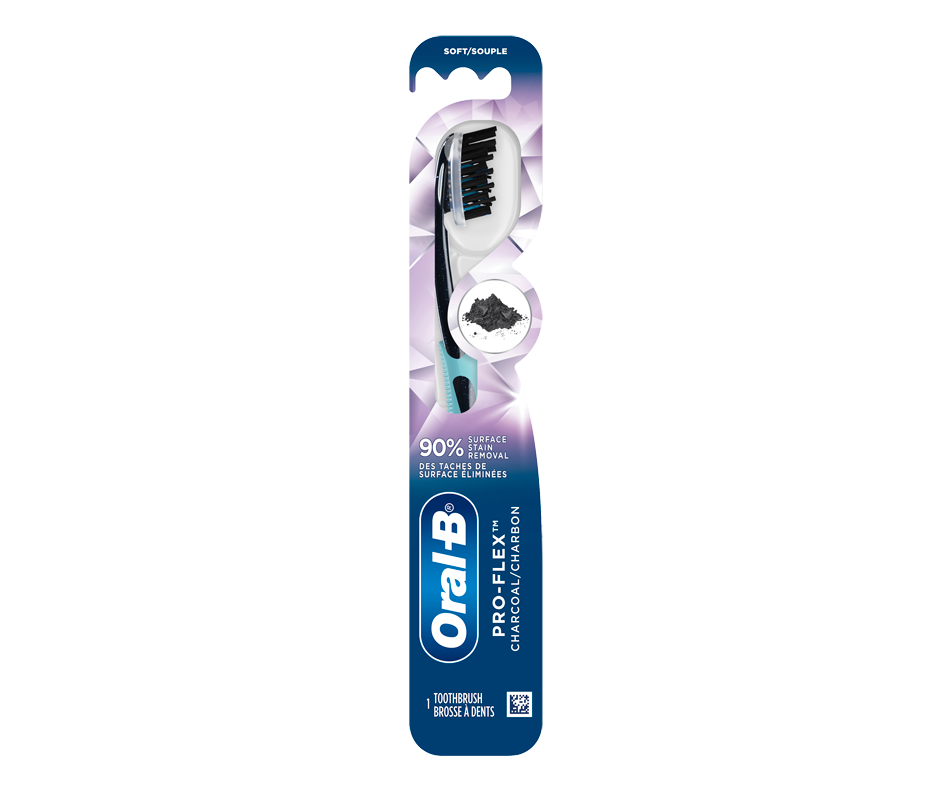 Pro-Flex Charcoal Manual Toothbrush Soft, 1 Unit – Oral-B : Toothbrush ...