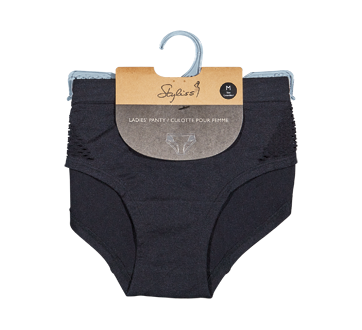 Ladies' Panty, 1 unit, Black-Medium – Styliss : Underwear