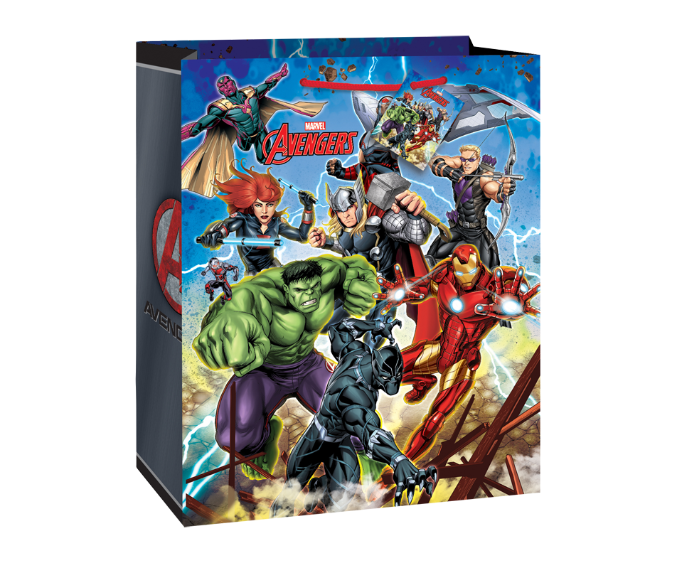 Avengers Gift Bag, Large, 1 unit – Unique Party Favors : Gift boxes and ...