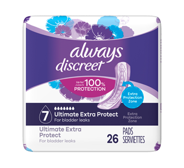 Discreet Ultimate Extra Protect Postpartum Incontinence Pads – Always :  Incontinence