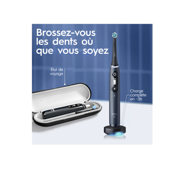 iO Series 7 Electric Toothbrush with Brush Heads Black Onyx, 1