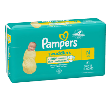 Image 2 of product Pampers - Pampers Swaddlers Newborn Diapers, Size N, 31 units