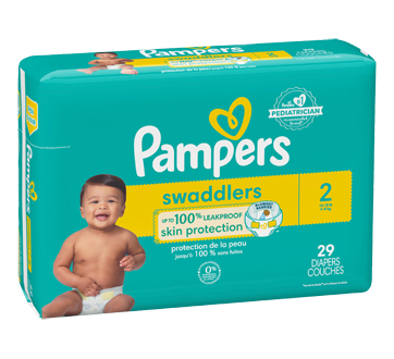 Image 2 of product Pampers - Swaddlers couches pour bébés actifs, Size 2, 29 units