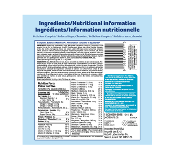 Image 5 of product PediaSure - Complete Reduced Sugar Nutritional Supplement, Chocolate, 4 x 235 ml