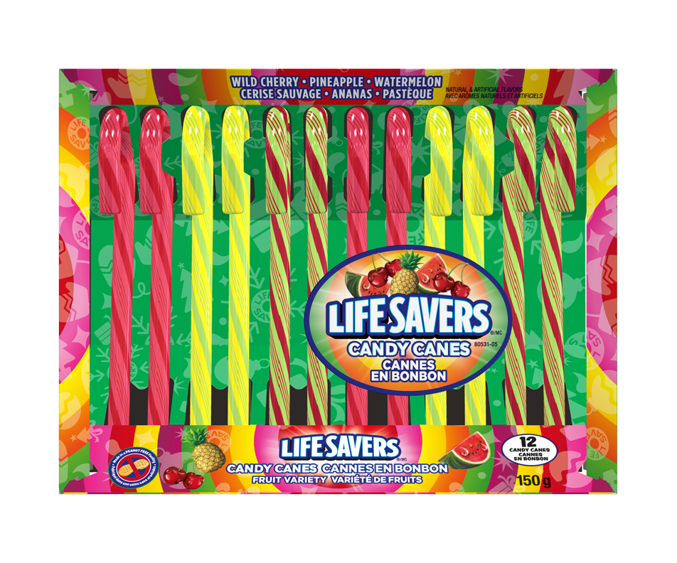 Candy Canes, 150 g – Life Savers : Candy | Jean Coutu