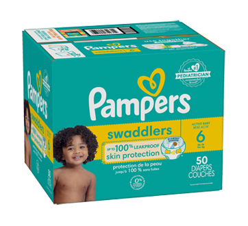 Image 2 of product Pampers - Swaddlers Active Baby Diapers, Size 6, 50 units