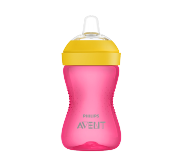 Image 5 of product Philips Avent - My Easy Sippy Cup 10 oz, Pink and Purple, 9m+, 2 units