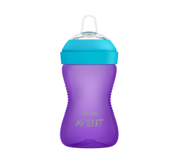 Image 6 of product Philips Avent - My Easy Sippy Cup 10 oz, Pink and Purple, 9m+, 2 units