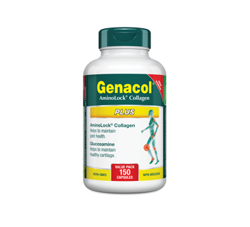 Genacol Plus with AminoLock Collagen & Glucosamine for Joints, 150 units