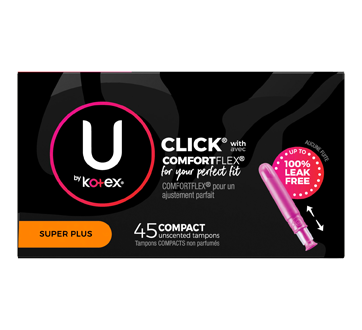 U by Kotex Click Compact Super Tampons