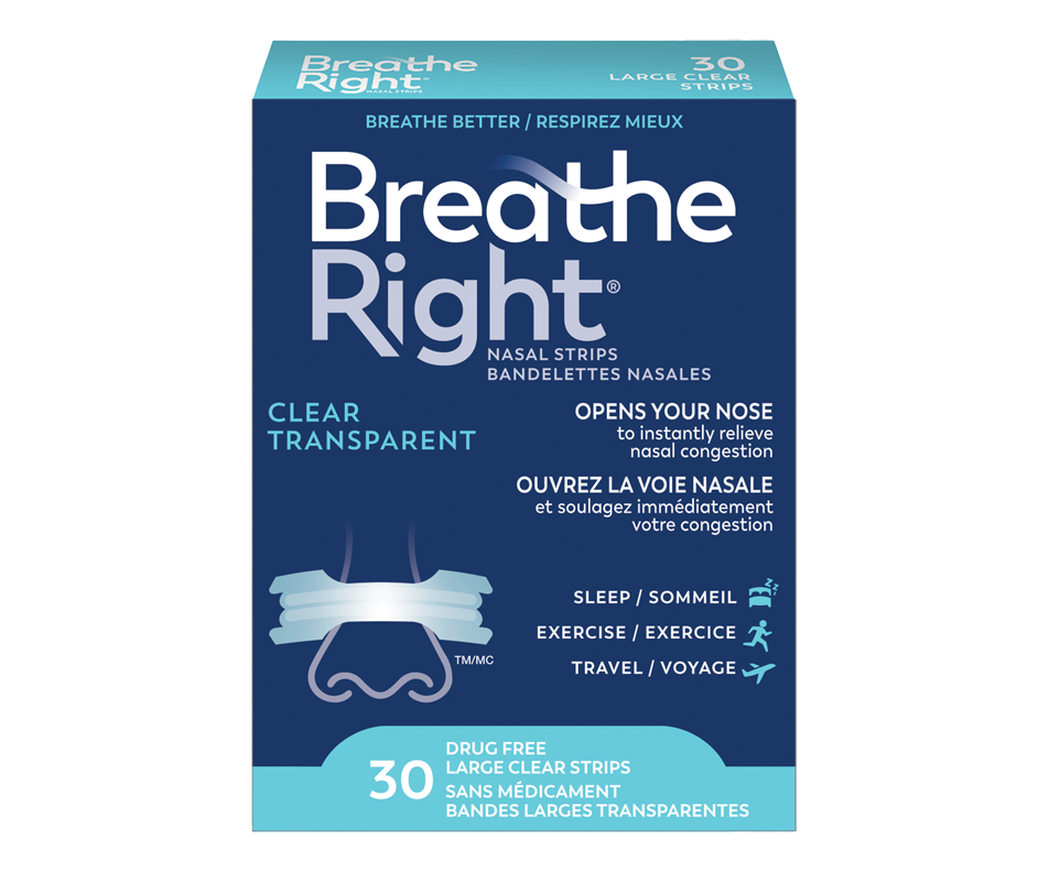 Clear Nasal Strips, Large, 30 units – Breathe Right : Nasal strip ...