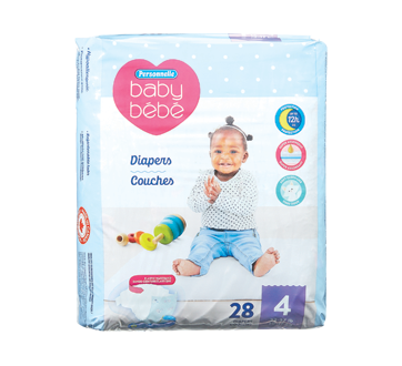 Baby Diapers, #4, 28 units