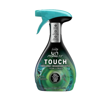 Unstopables Touch Fabric Spray & Odor Fighter, Fresh, 500 ml