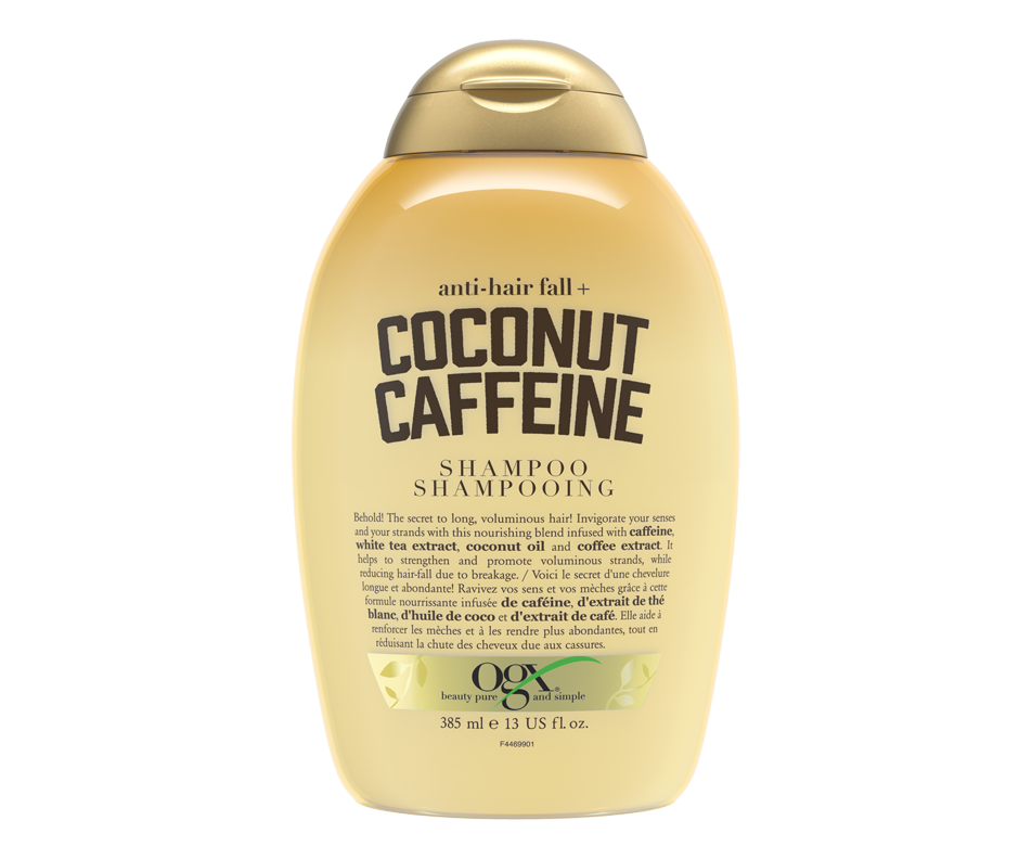 Shampoo Anti-Hair Fall Strengthening Conditioner Coconut Cafeeine – OGX ...