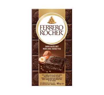 Ferrero Rocher Dark Chocolate Bar, 90 g