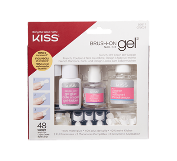 Brush-On Gel Nail Kit, Short, 48 units