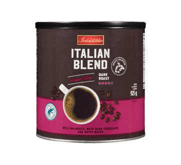 Italian Blend Ground Coffee, Dark Roast, 925 g