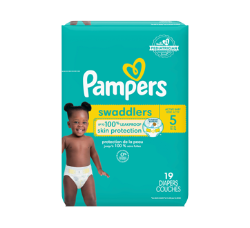 Swaddlers Active Baby Diapers, Size 5, 19 units