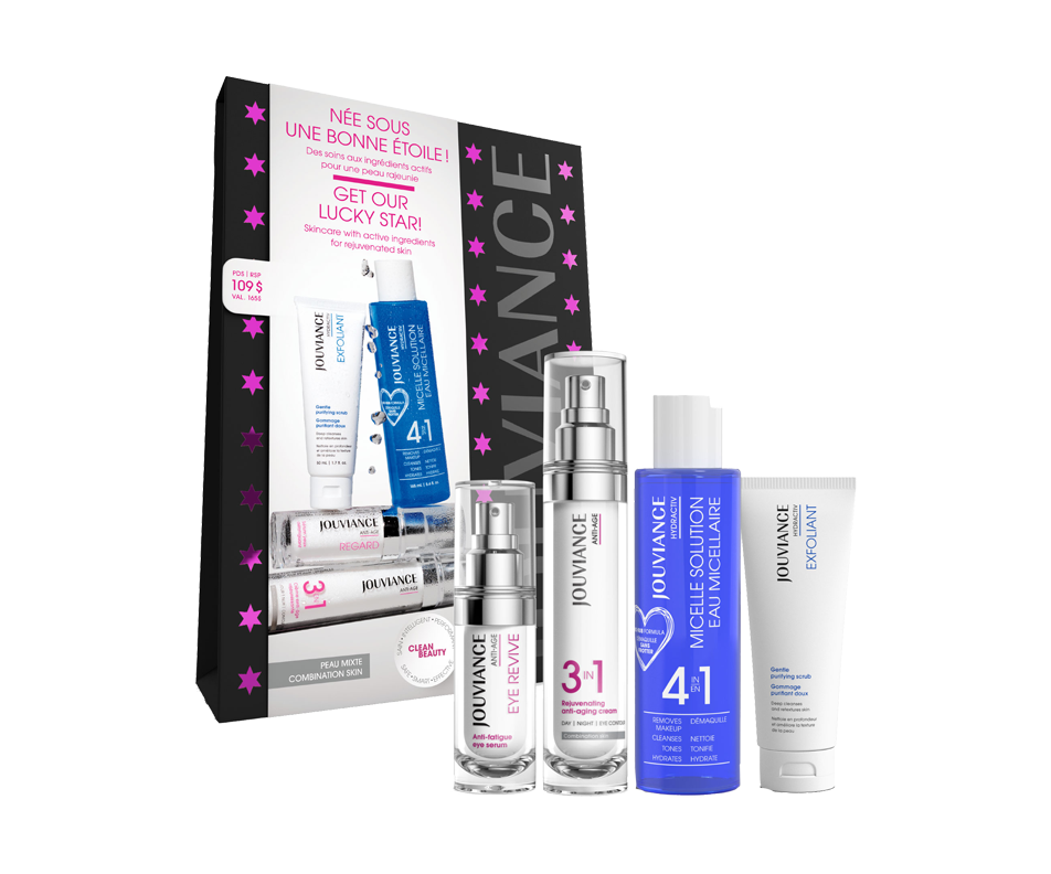 Anti-Age 3-in-1 Combination Skin Set, 4 Units – Jouviance : Face Care ...