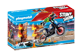 Thumbnail of product Playmobil - Stunt Show Motocross with Fire, 1 unit