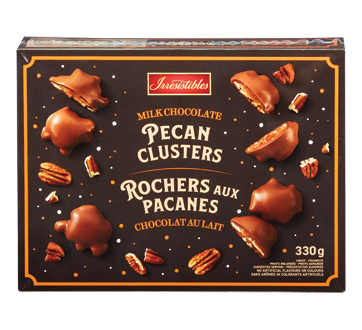 Milk Chocolate Pecan Clusters, 330 g