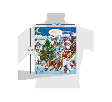 Image 4 of product Lindt - Kids Christmas Assorted Chocolate Advent Calendar, Milk Chocolate, 128 g